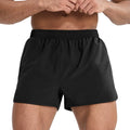 MIER Men’S 3 Inch Athletic Running Shorts with Brief Liner, Quick Dry Lined Shorts with Zipper Pockets for Marathon Running Gym Workout