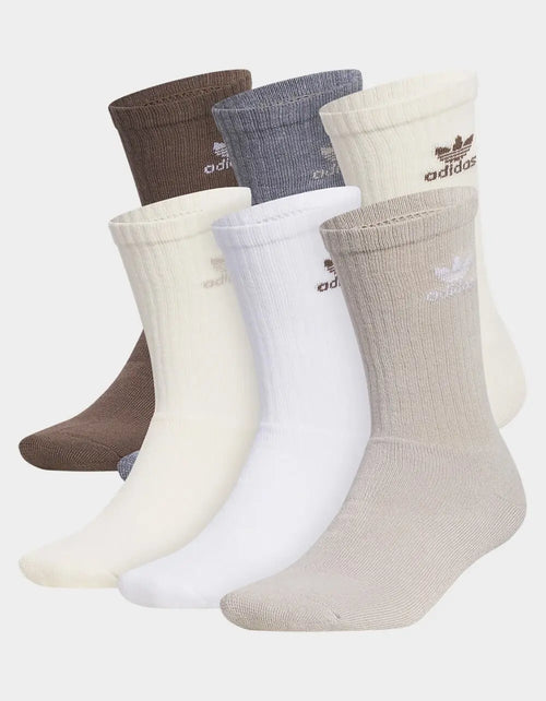 ADIDAS Originals Trefoil 6 Pack Mens Crew Socks