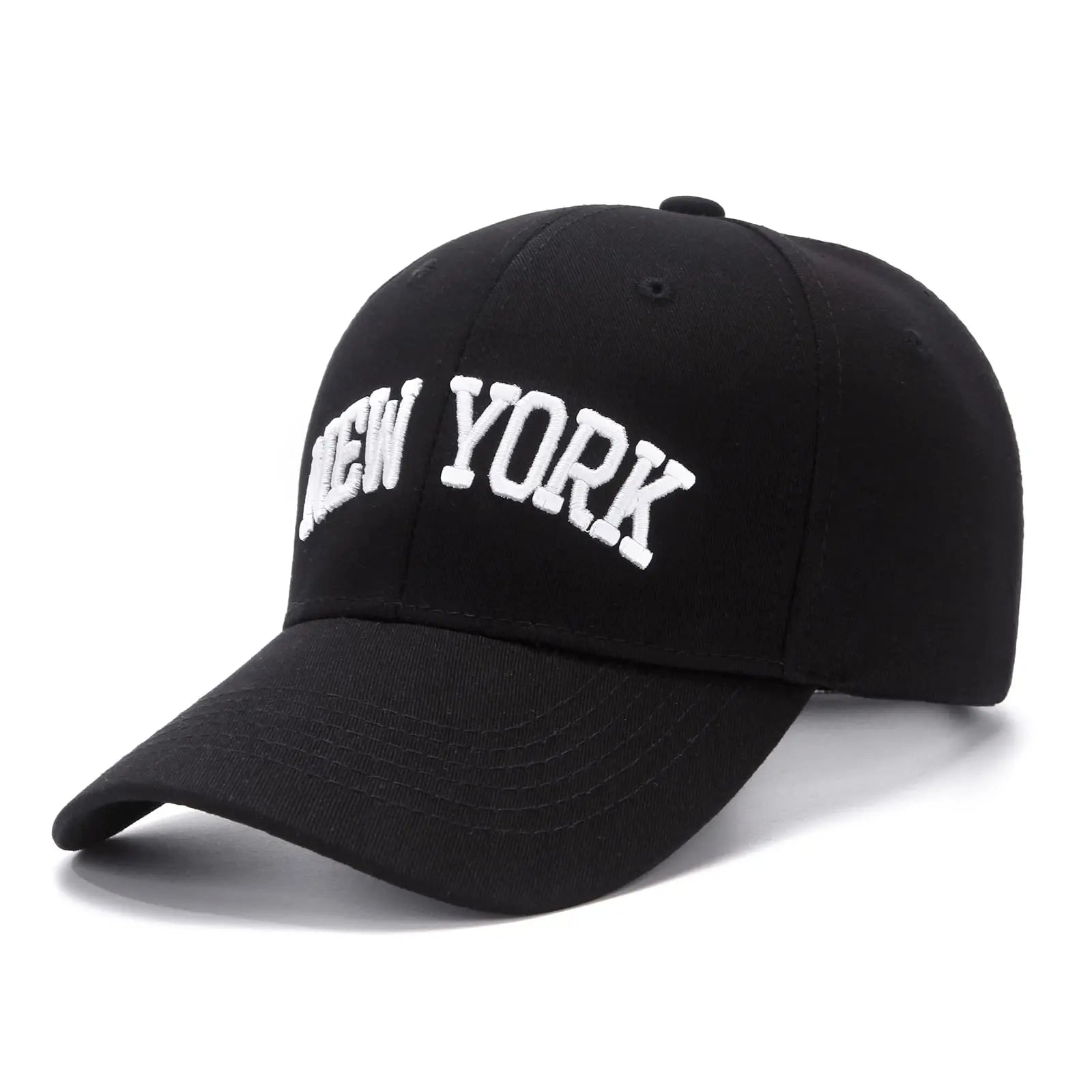 New York Trend Baseball Caps Fashion 100% Cotton Baseball Caps for Men and Women（2Pcs)
