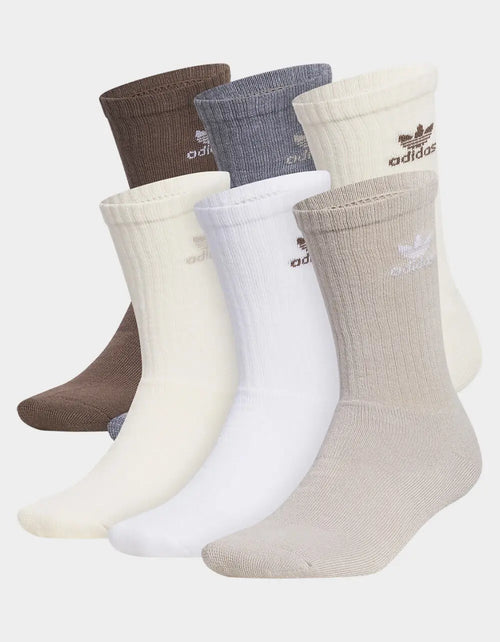 ADIDAS Originals Trefoil 6 Pack Mens Crew Socks