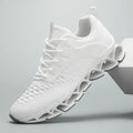 Men'S Running Shoes Blade Tennis Walking Casual Fashion Sneakers Breathable Non Slip Gym Sports Work Athletic Trainers White