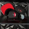 Exclusive Caps Elegua Snapback Hat- Black/Red