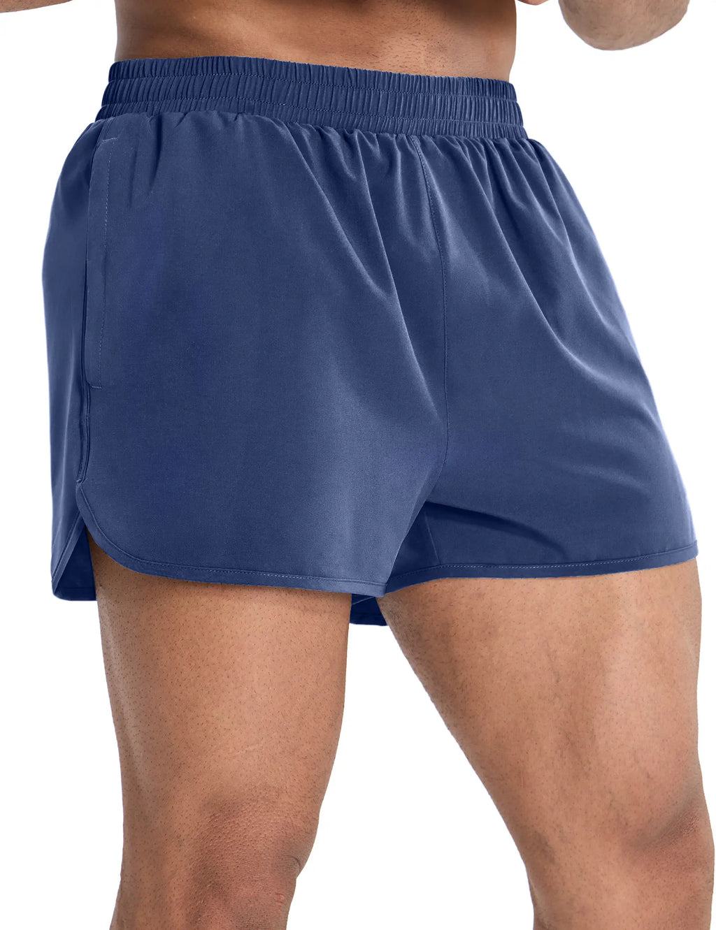MIER Men’S 3 Inch Athletic Running Shorts with Brief Liner, Quick Dry Lined Shorts with Zipper Pockets for Marathon Running Gym Workout